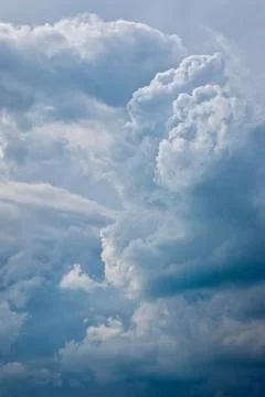 Big powerful storm clouds Foto stock