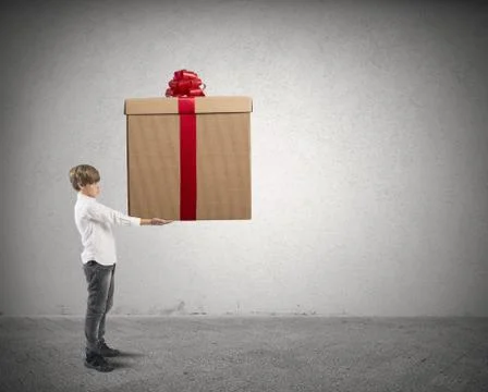 Big present Stock Photos
