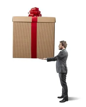 Big present Stock Photos