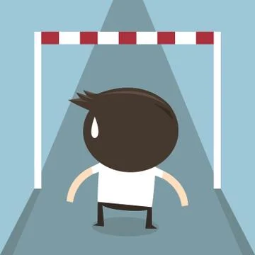 Big problem, flat design Stock Illustration