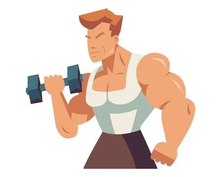 Human Body - Muscular Man stock illustration. Illustration of barbarian -  22770684