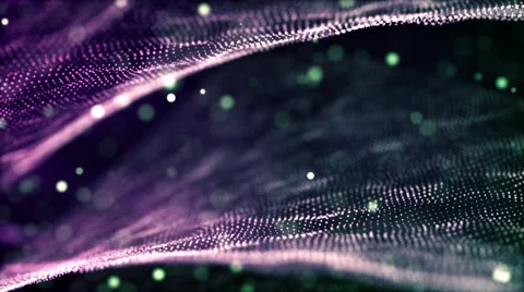 Big purple abstract object rotating 3d - Animated motion background loop HD Stock Footage 67628075