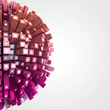 Big Purple Sphere Illustrazione stock