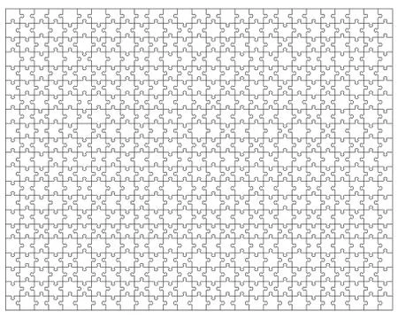 Big puzzle Stock Illustration