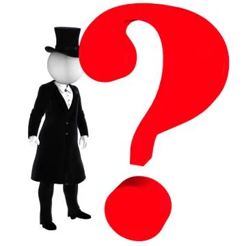 Big question Stock Illustration