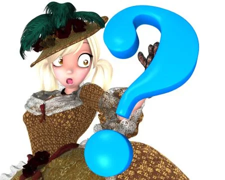 Big question Stock Illustration