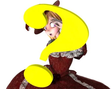 Big question Stock Illustration