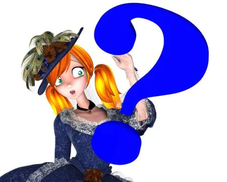 Big question Stock Illustration