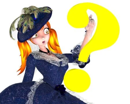 Big question Stock Illustration