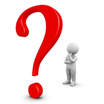 Big question mark Stock Illustration