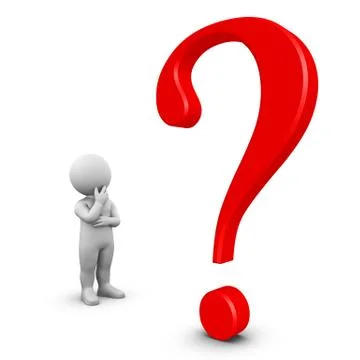 Big question mark Stock-Illustration