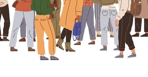 Big queue. The crowd queuing at concert venue buzzed with excitement The queue Illustrazione stock