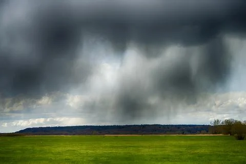 Big rain cloud Stock Photos