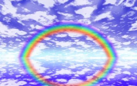 Big rainbow イラスト素材
