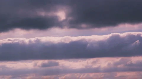 Big rainy clouds fly across the sky Stock Footage 923162