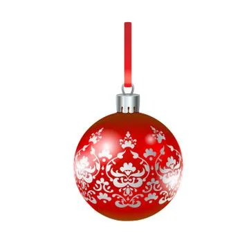 Big red ball Stock Illustration