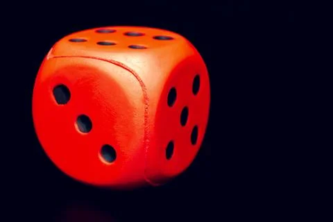 Big red dice Stock Photos