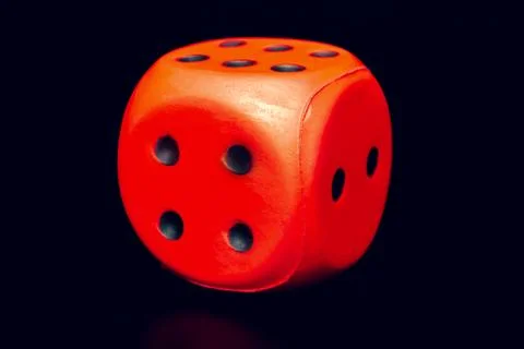 Big red dice Stock Photos