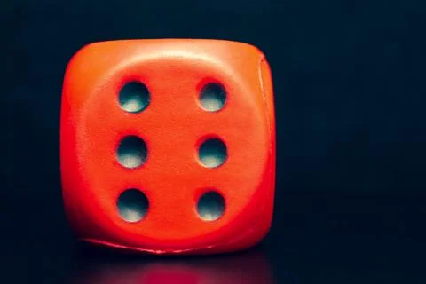 Big red dice Stock Photos