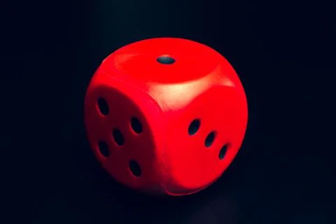 Big red dice Stock Photos