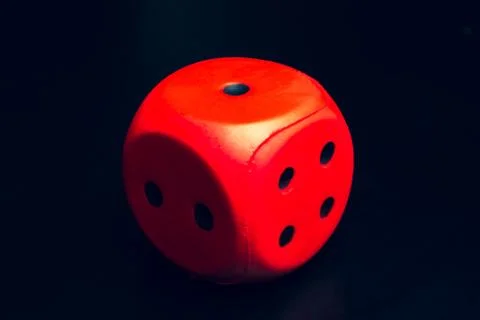 Big red dice Stock Photos
