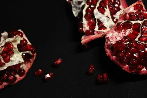 Big red garnet Stock Photos