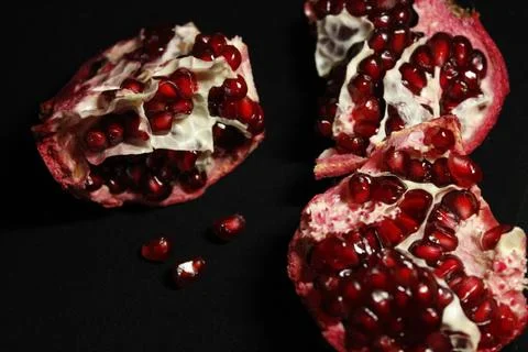 Big red garnet Stock Photos