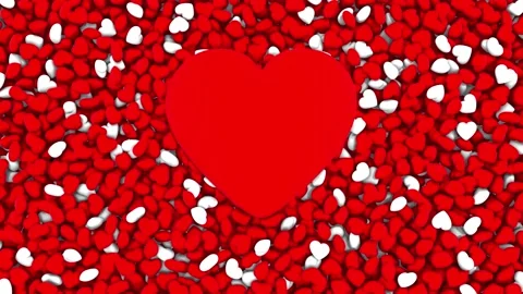 Big red heart copy space motion background 스톡 동영상 231722671