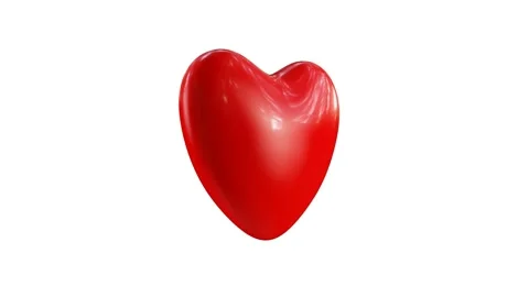 Big Red Heart Stock-Footage 132209783