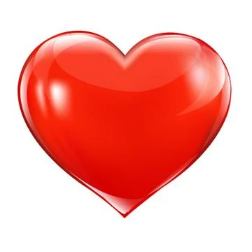Big red heart Stock Illustration