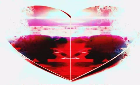 Big Red Heart Stock Photos
