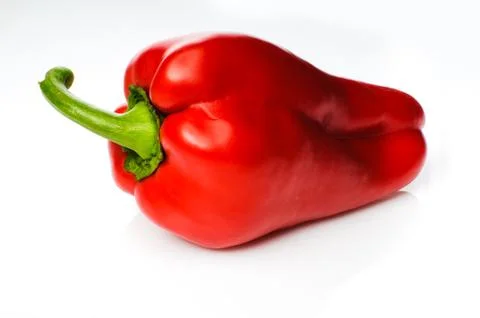 Big red pepper Stock Photos