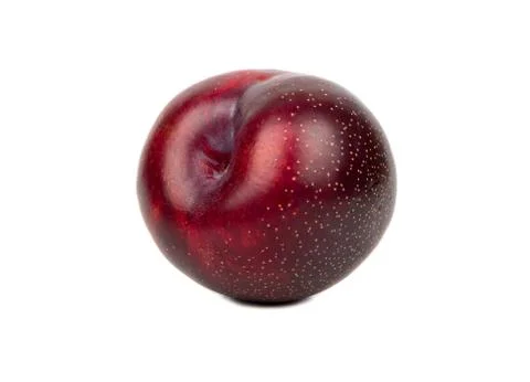 Big red plum Foto stock