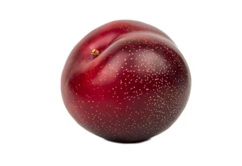 Big red plum Foto stock