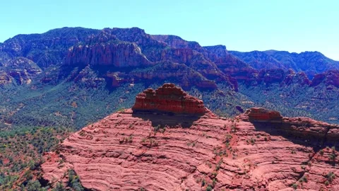 Big Red Rock Stock Footage 309127675