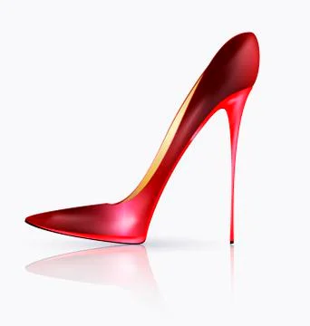 Big red shoe Stock Illustration