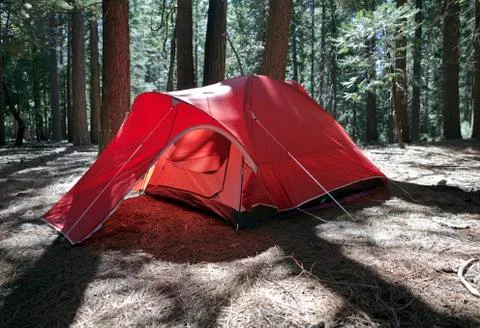 Big red tent Stock Photos