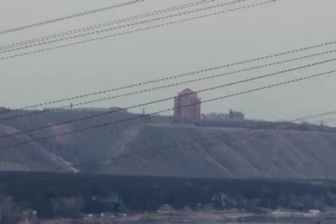 Big river in the city Video stock 10682322