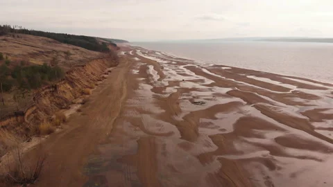 Big river coast Stock Footage 166669856