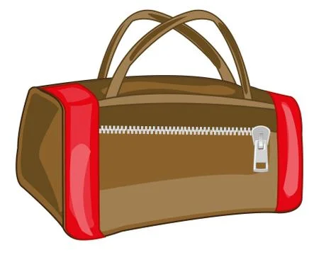 Big road bag Stock Illustration
