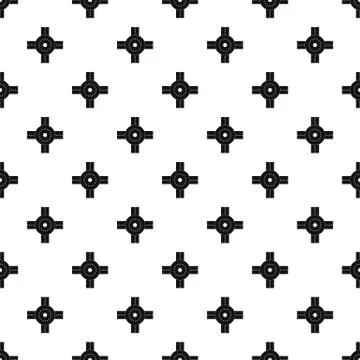 Big road junction pattern vector イラスト素材