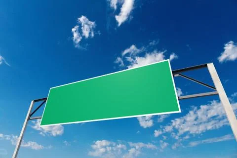 Big road sign Stock Illustration