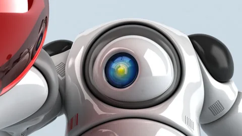 Big robot - 3D Animation | Stock Video | Pond5