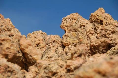 Big rocks on beach Foto stock