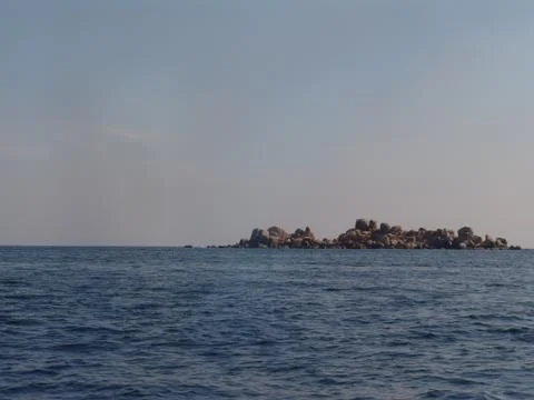 Big rocks in the ocean Foto stock