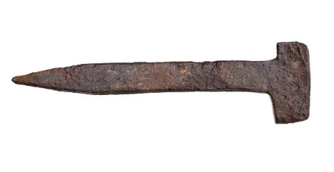Big rusty nail Stock Photos