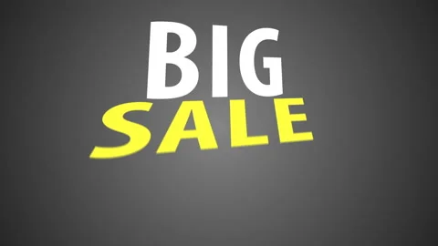 Big Sale 3D Stock-Footage 89210480