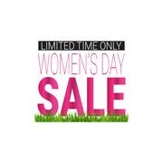 Special Offer Sale Bagde Discount Seal Template International Women Day:  Royalty Free #86162510