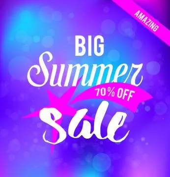 Big sale background Stock Illustration