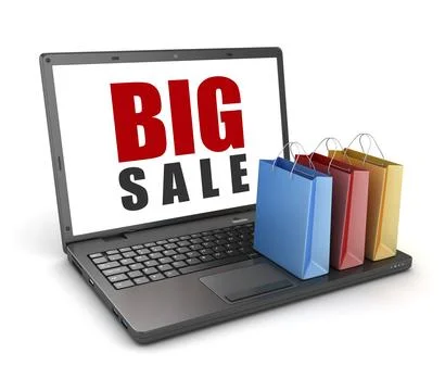 Big sale concept, This is a computer generated and 3d rendered picture Stock Illustration